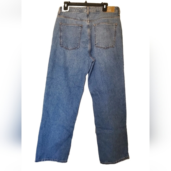 NWT WE THE FREE Free People The Pacifica High Rise Slim Straight Leg Sz 32 $78 - Picture 2 of 7